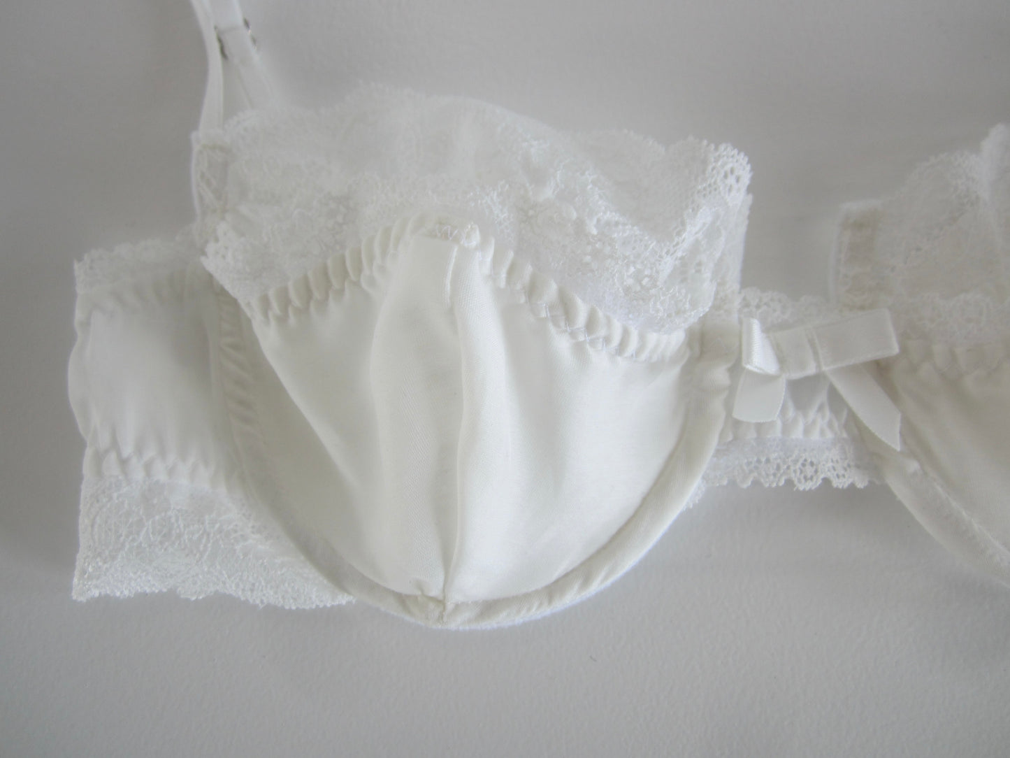 lace layered silkcotton wirebra