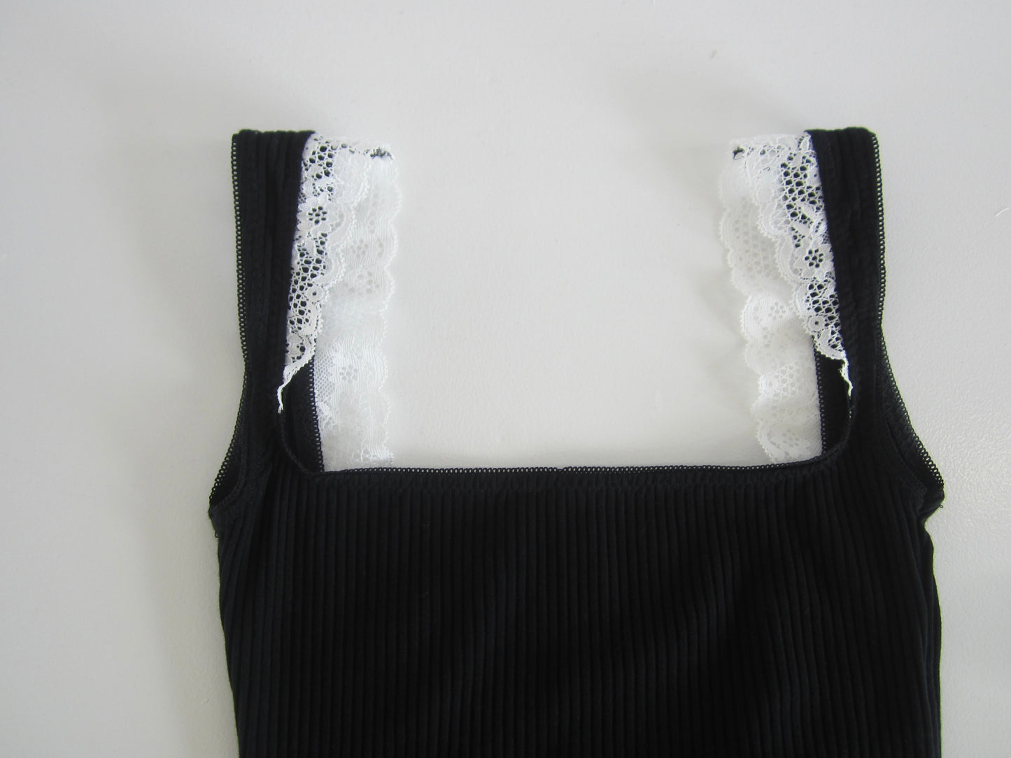 back open lib lace tops
