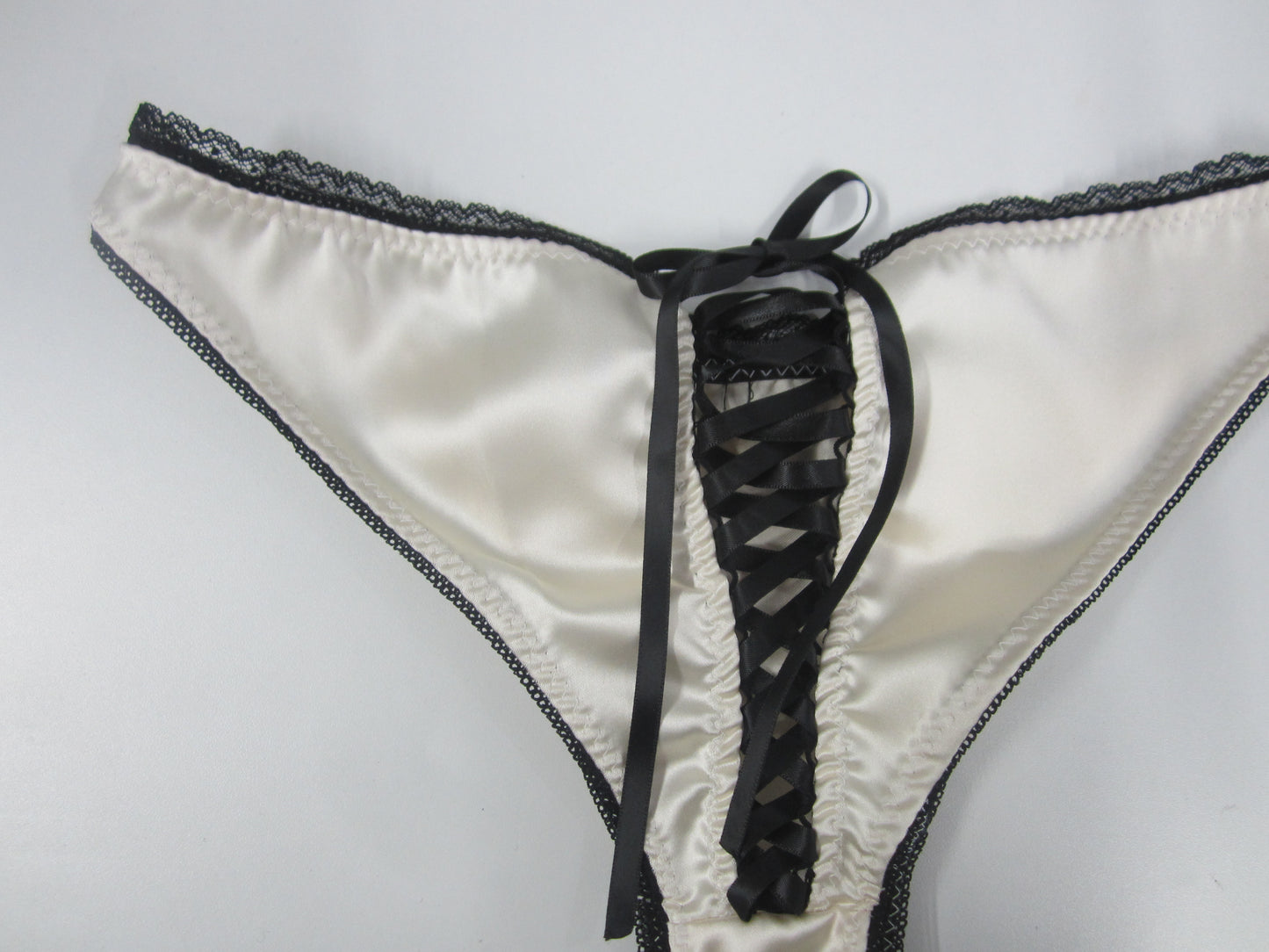 satin Lace-upshorts