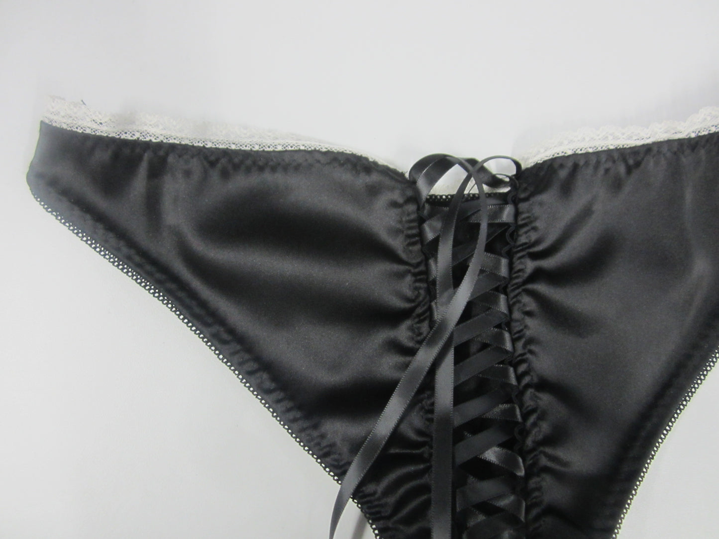 satin Lace-upshorts