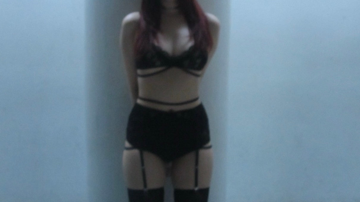 rib lace garter
