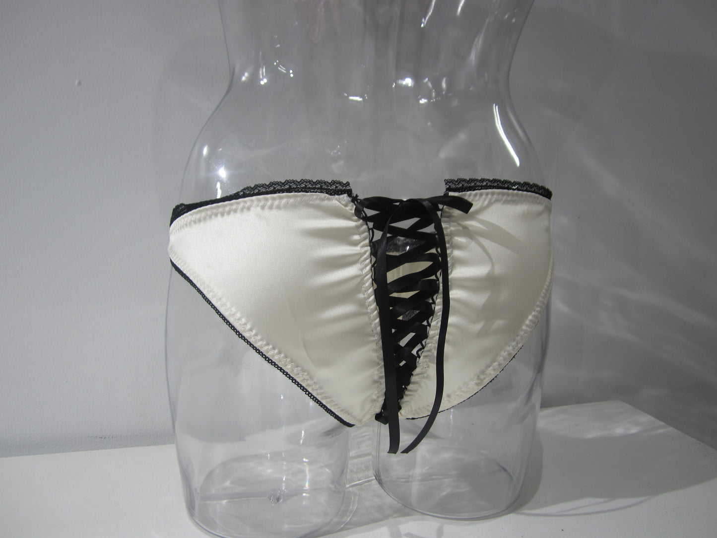 satin Lace-upshorts