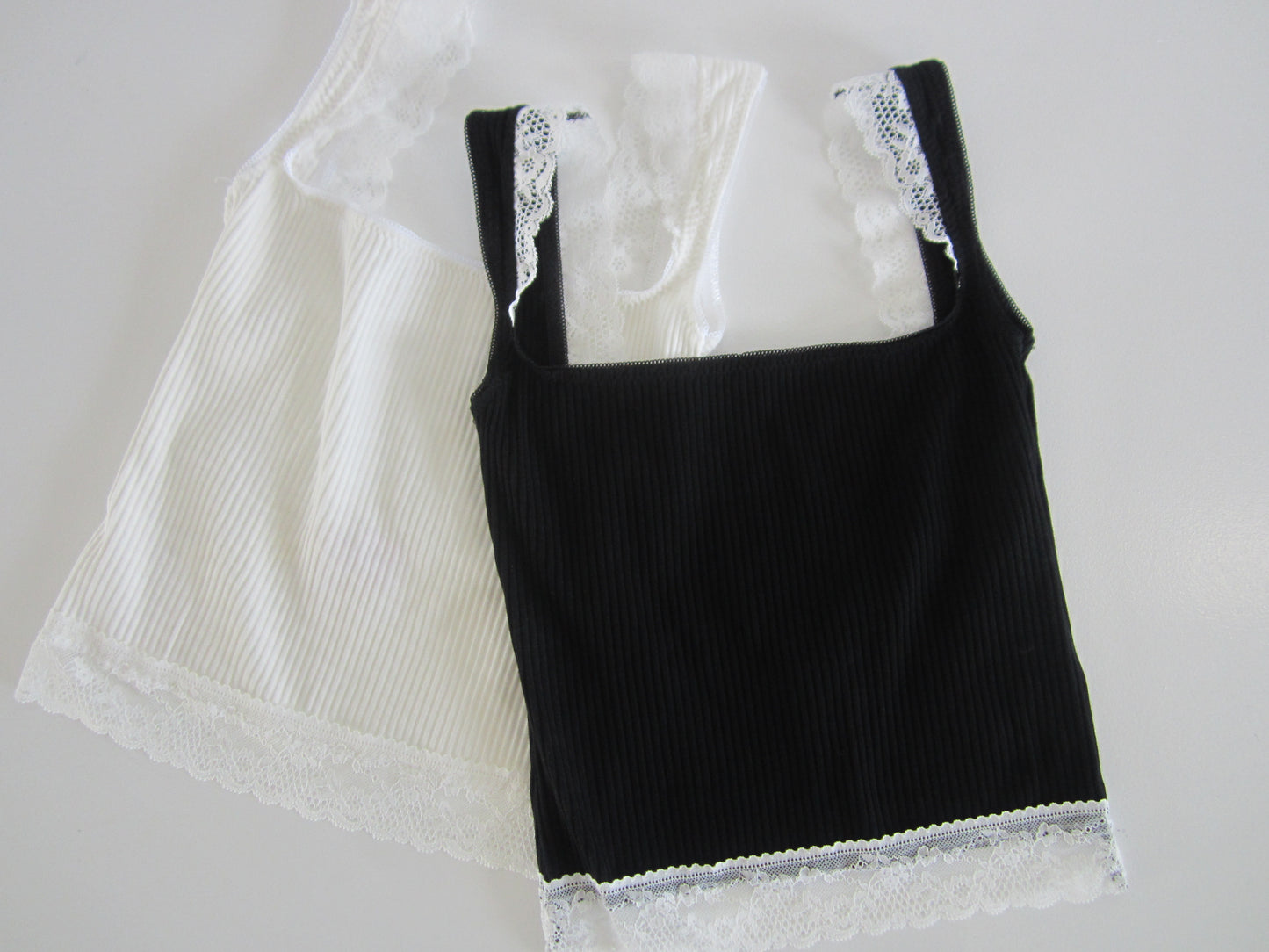 back open lib lace tops