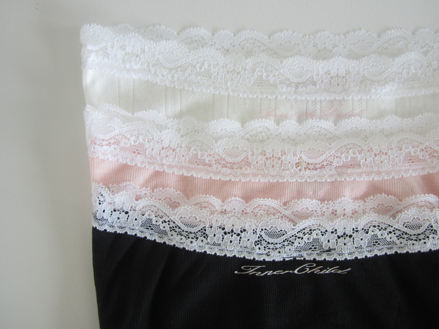 innerchild logo lace tube top