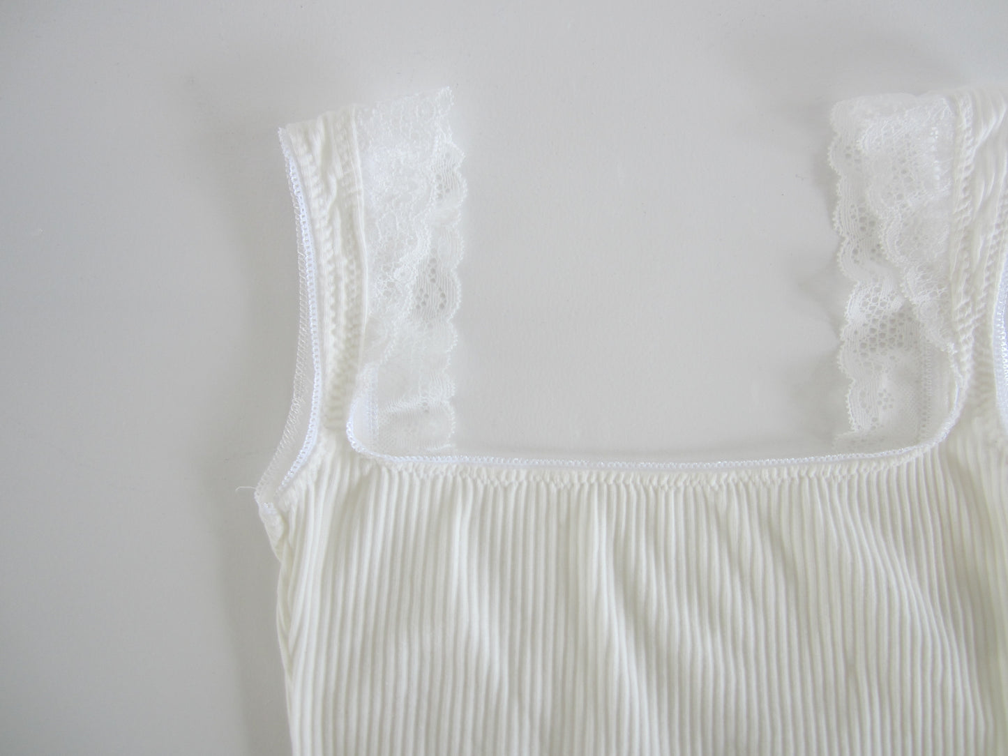 back open lib lace tops