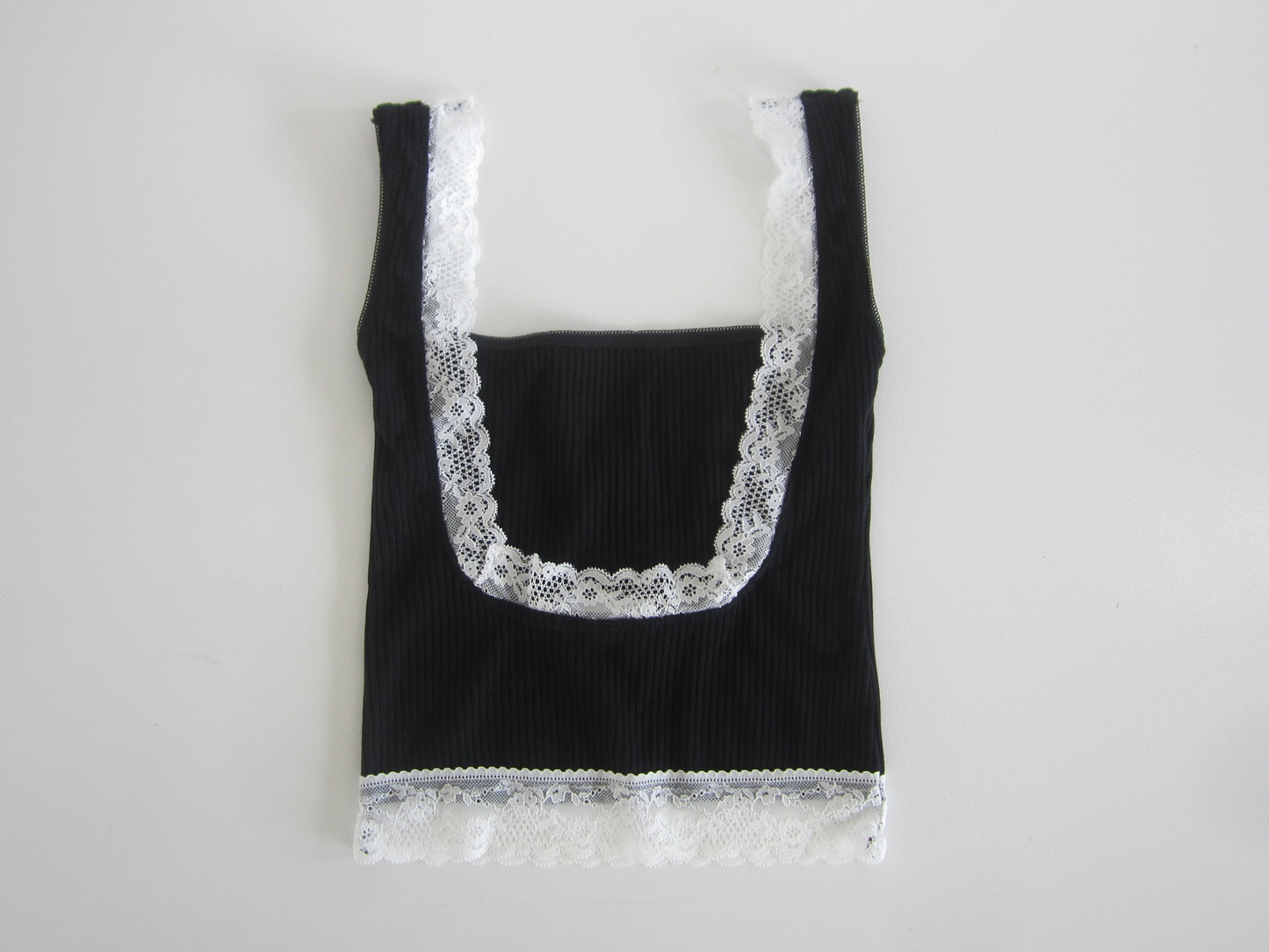 back open lib lace tops