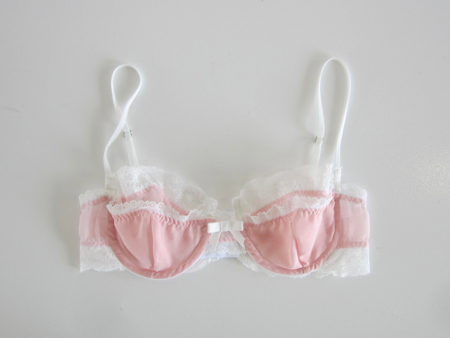 lace layered silkcotton wirebra