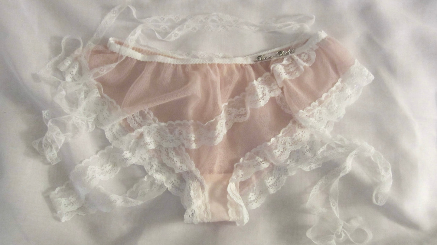 lace string shorts