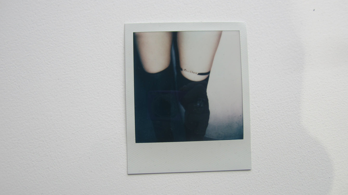 inner child logo charm leg strap