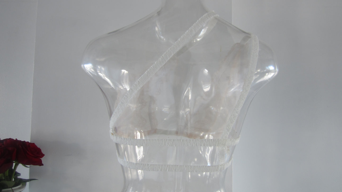 lace asymmetry bra