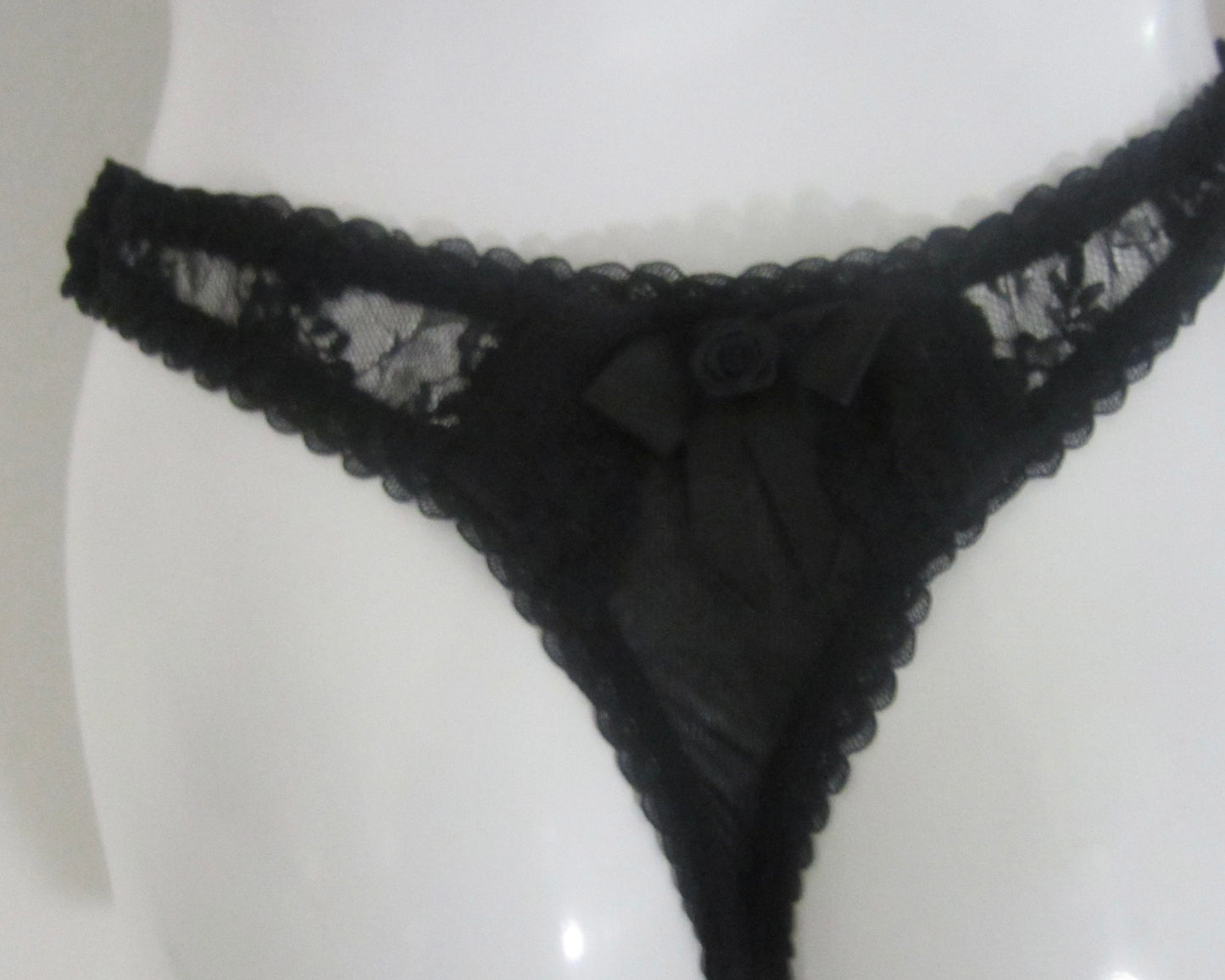 Rose rib lace shorts