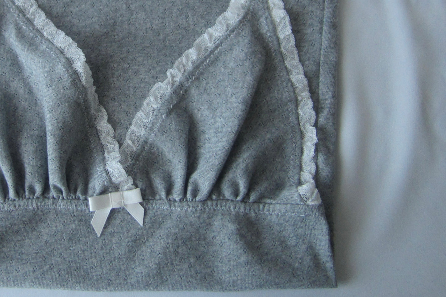 cotton lace long tops