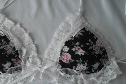 Flower lace Bikin and shorts