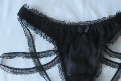 lace cross tanga