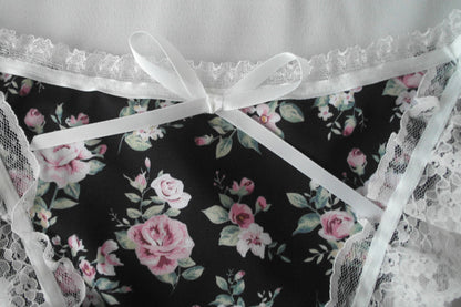 Flower lace Bikin and shorts