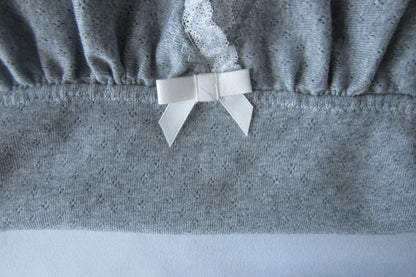 cotton lace long tops