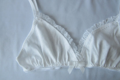 cotton lace soft bra