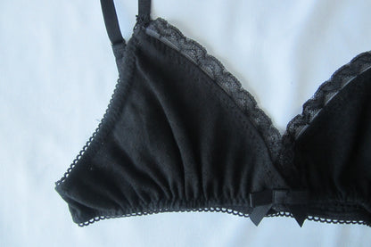 cotton lace soft bra