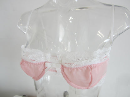 lace layered silkcotton wirebra