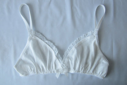cotton lace soft bra