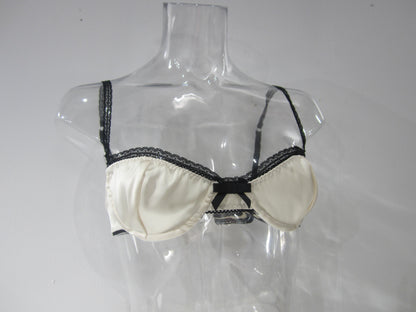 satin lace wire bra