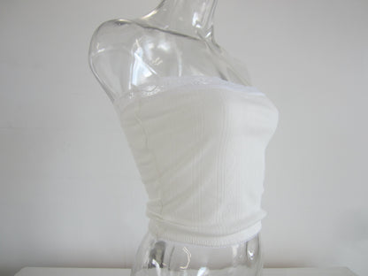 innerchild logo lace tube top