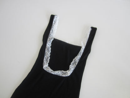 back open lib lace dress