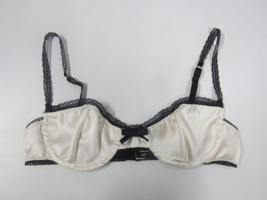 satin lace wire bra