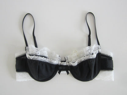 lace layered silkcotton wirebra
