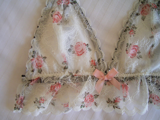 sweet Rose triangle Bra