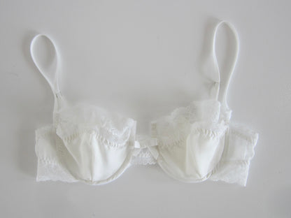 lace layered silkcotton wirebra