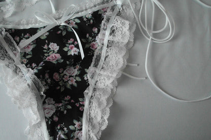 Flower lace Bikin and shorts