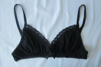 cotton lace soft bra