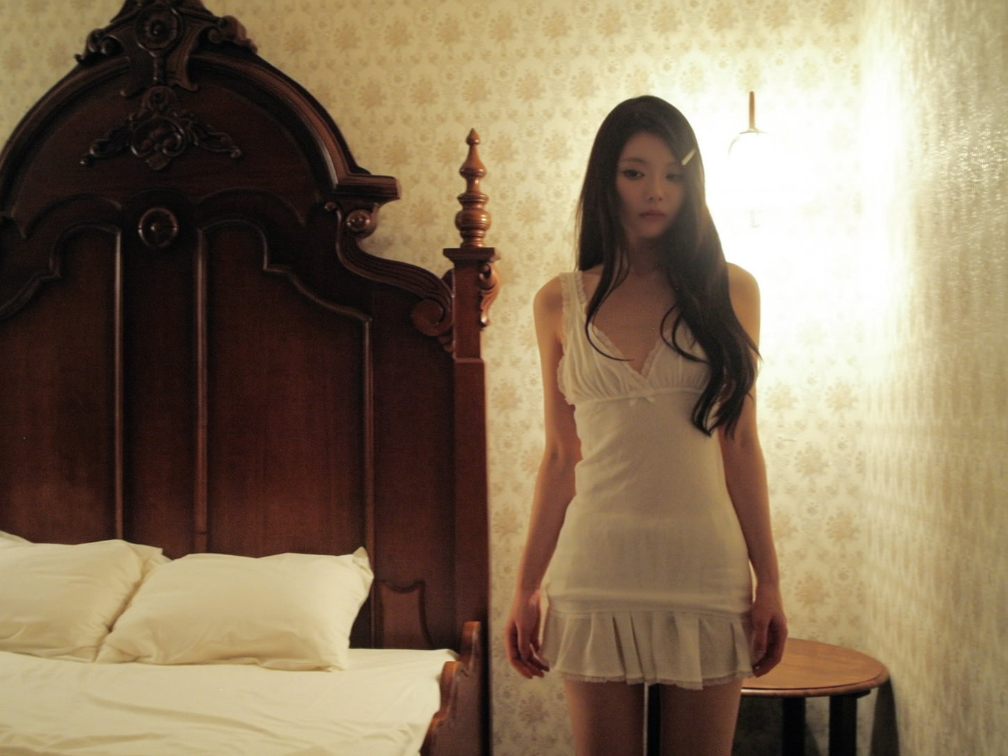 cotton lace long tops