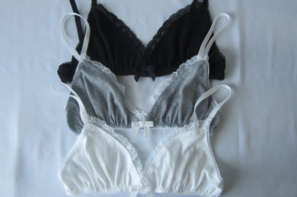 cotton lace soft bra