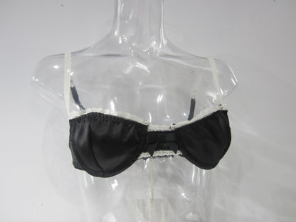 satin lace wire bra