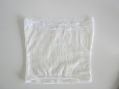 innerchild logo lace tube top