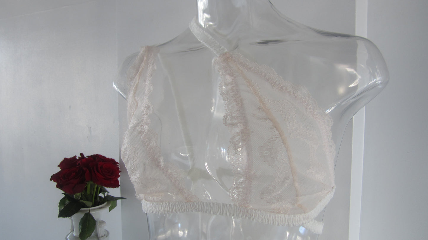 lace asymmetry bra