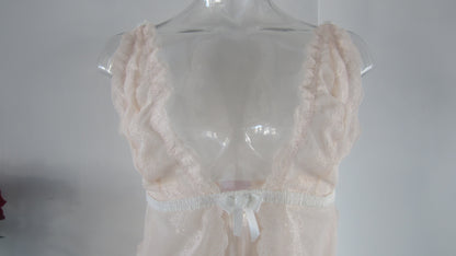 Rose lace slip