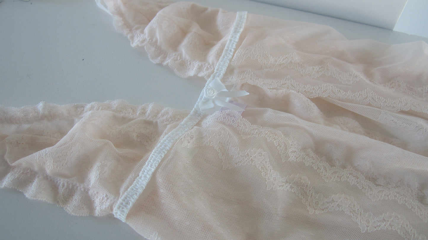 Rose lace slip